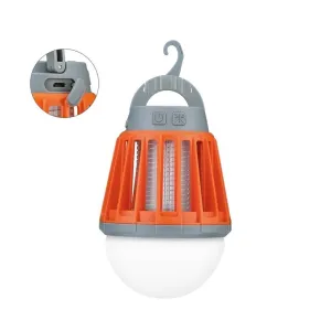 2 in 1 LED USB Rechargeable Waterproof Mosquito Killer Bug Zapper Light Lantern