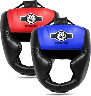 2 Pack Boxing Headgear - Sparring Safety Head Guard for MMA, Kickboxing, Muay Thai, Boxing - Men, Women, Kids