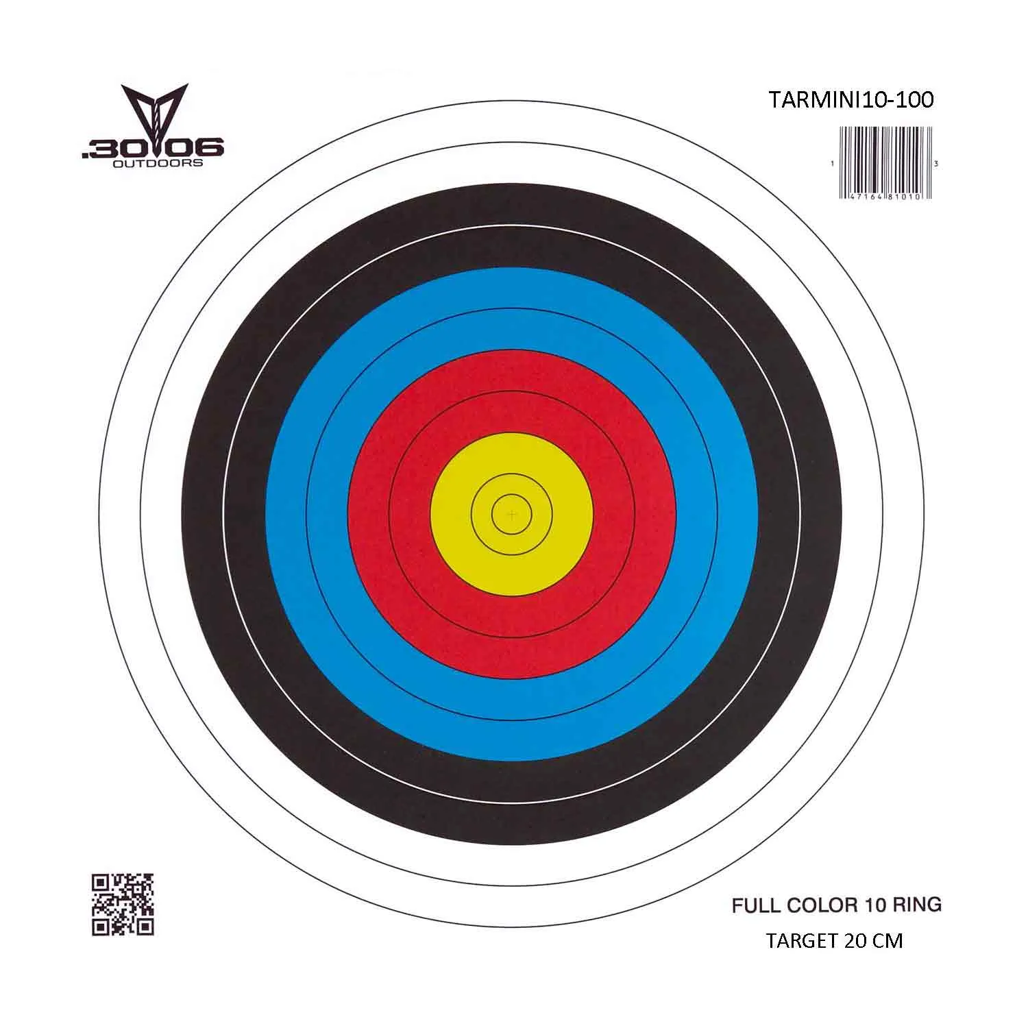 30-06 Mini Archery Target Sets (10-Ring - 100ct.)