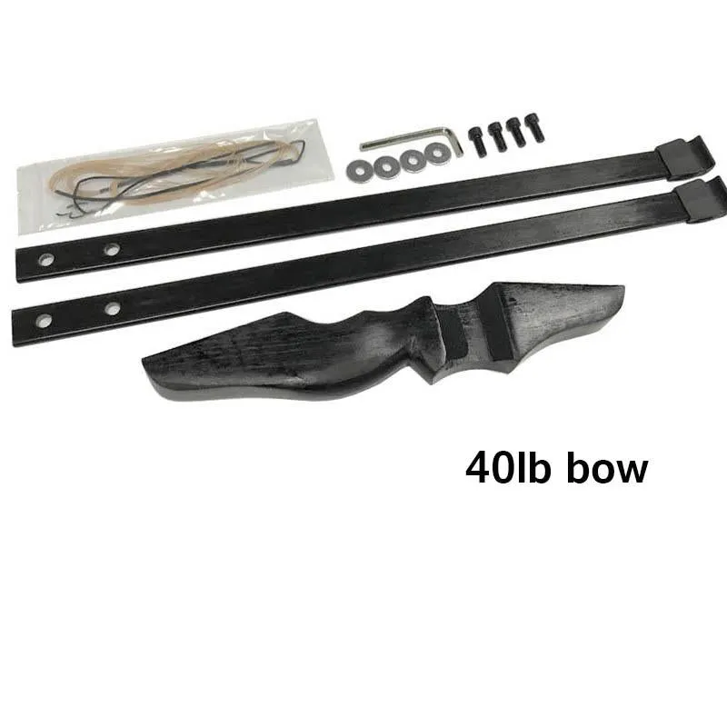40 Lbs Recourve Bow Powerful Long Bow for Right Hand Outdoor Hunting Shooting Us Shapping