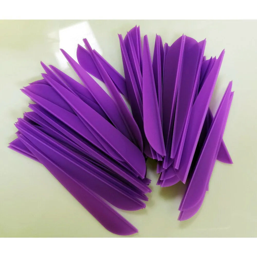 🎯4inch 100pcs Archery Arrow Feather Vanes