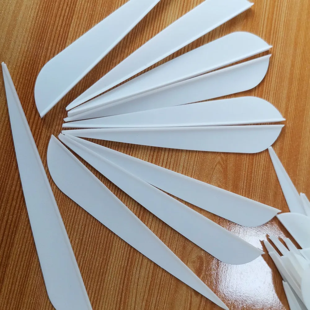 🎯4inch 100pcs Archery Arrow Feather Vanes