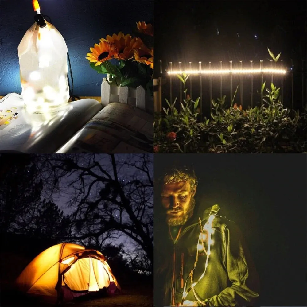 5 Feet Portable USB LED Rope Light and Lantern