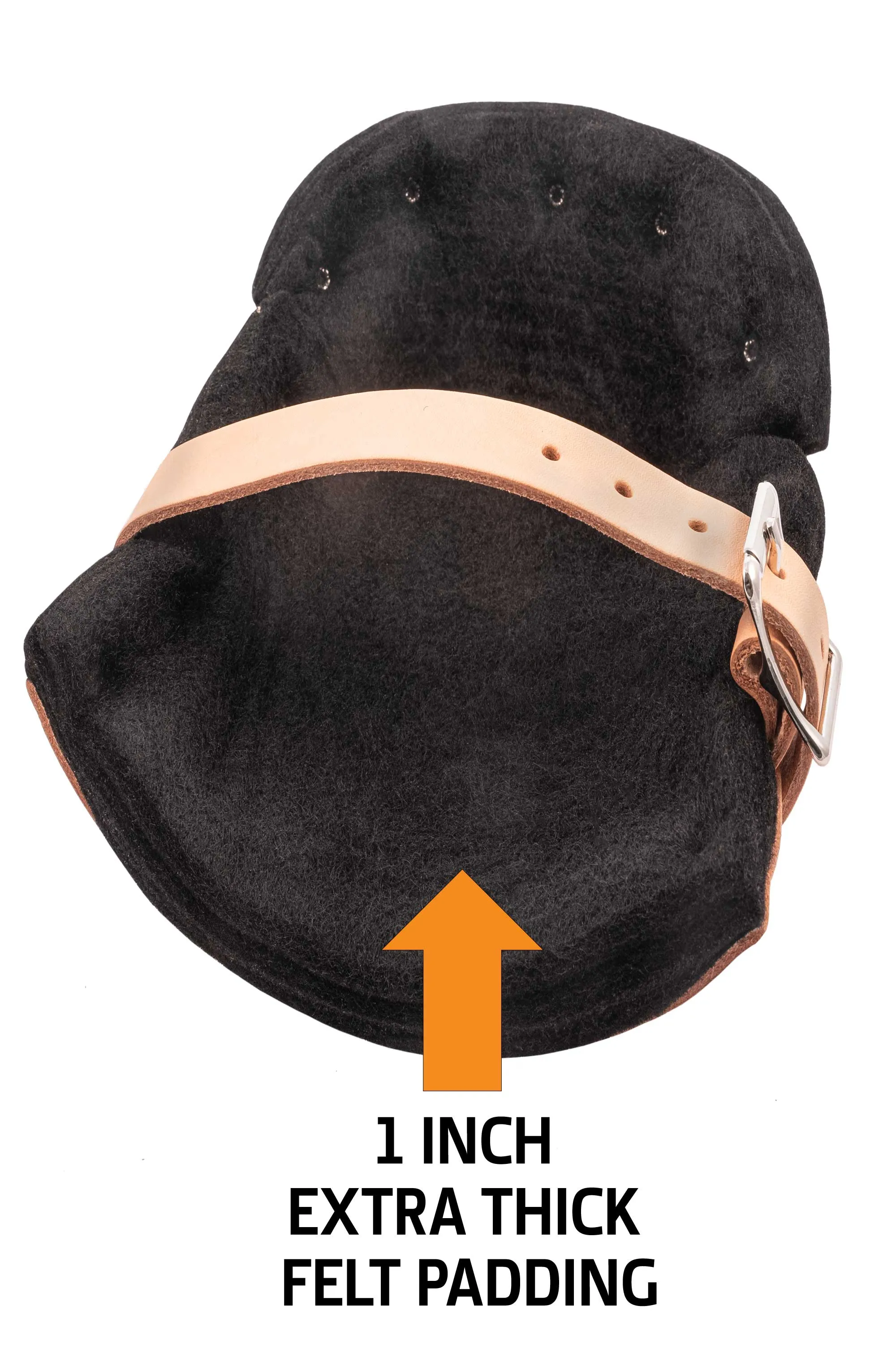 Alta Leather Knee Pads with 1" Felt Padding