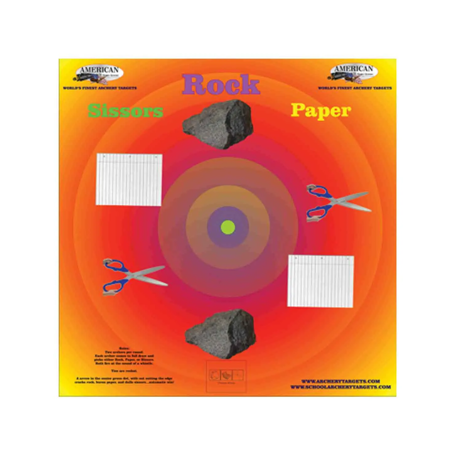 American Whitetail Tough Target (Rock Paper Scissors)