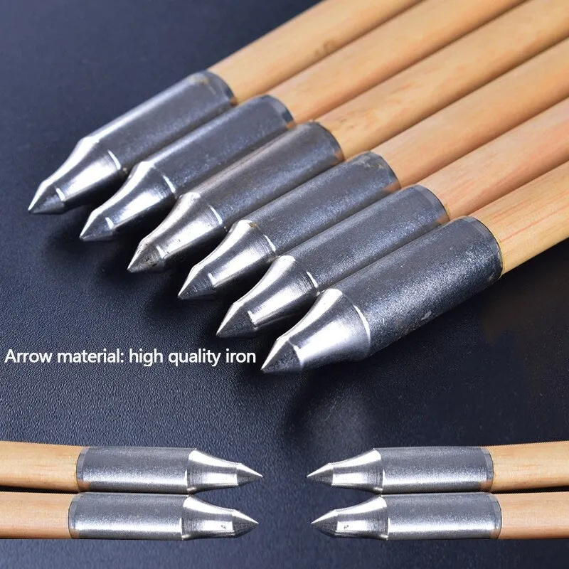 🎯Archery Handmade Turkey Feather Wood Arrows