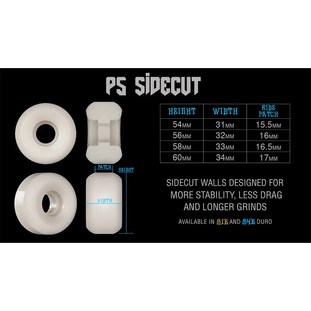 Bones - Sharknado 58MM 81B P5 Sidecut SPF Skateboard Wheels