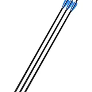 Carbon fiber 3 arrows for competitions and recreation, black