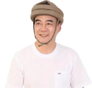 Elderly No Bumps Head Protective Hat Soft Head Protection Bonnet with Chin Strap for Patient Seniors Anti-Fall Safety Helmet