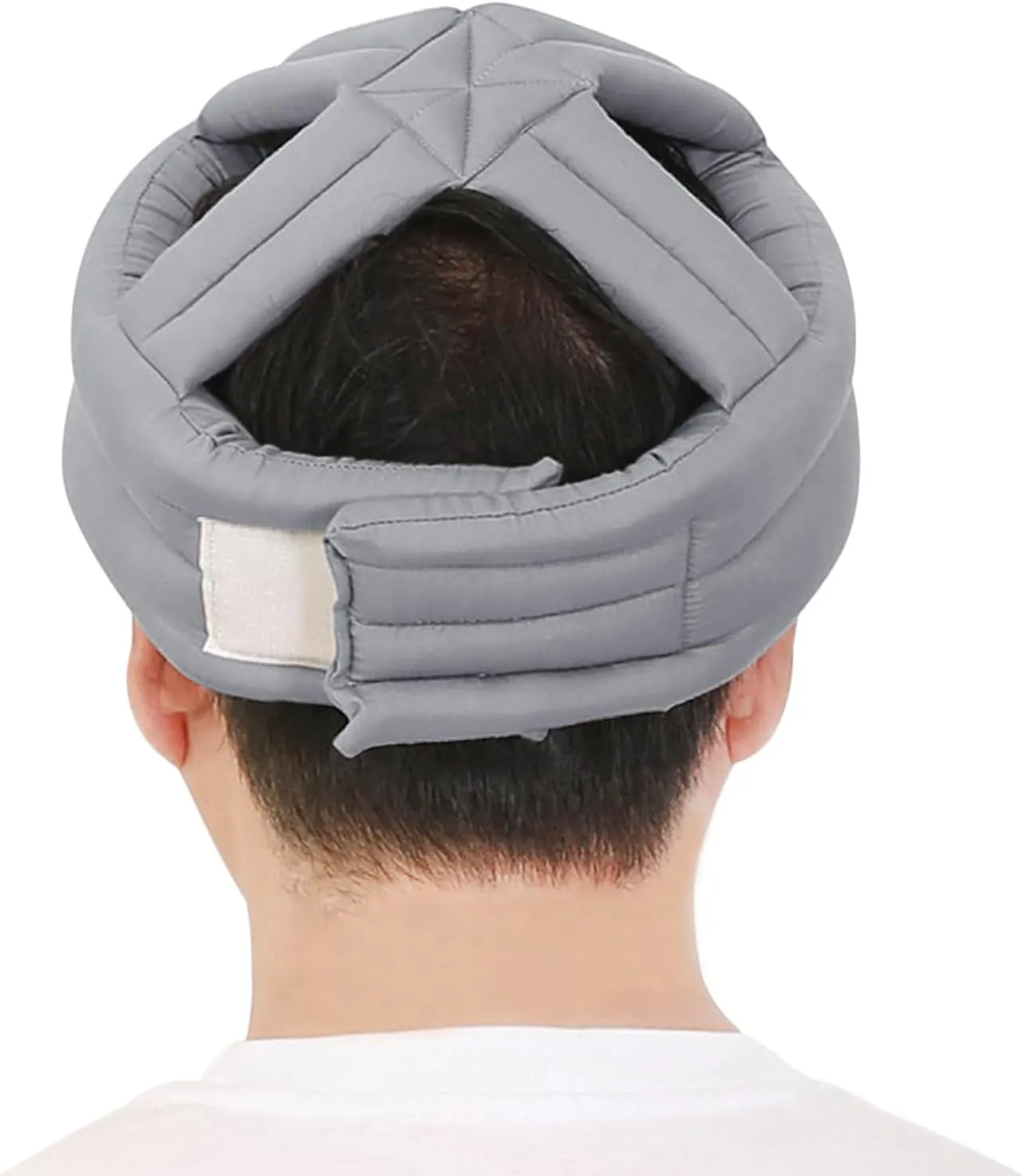 Elderly No Bumps Head Protective Hat Soft Head Protection Bonnet with Chin Strap for Patient Seniors Anti-Fall Safety Helmet