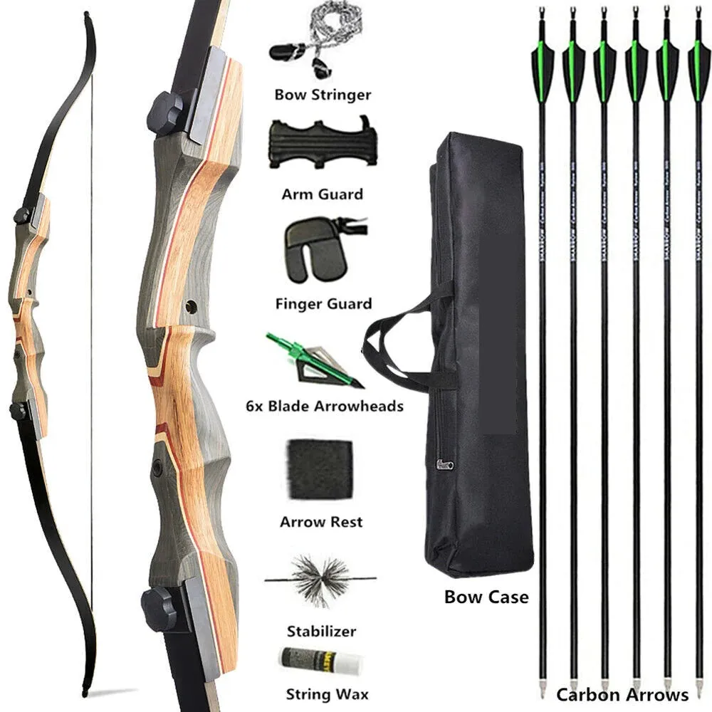 Hunter EKO 62 Inch Takedown Recurve bow or Kit