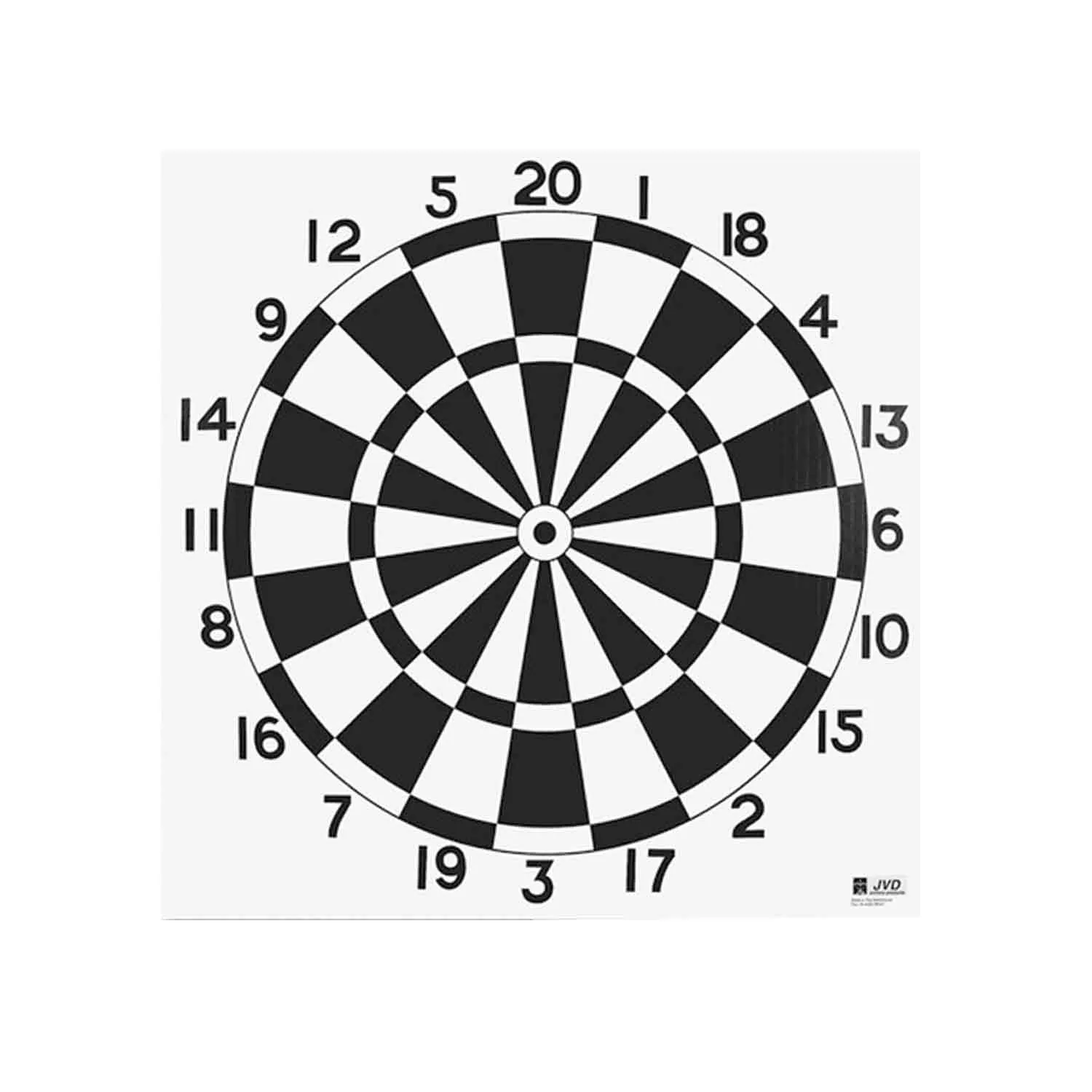 JVD Dart Board Target Face (60cm)