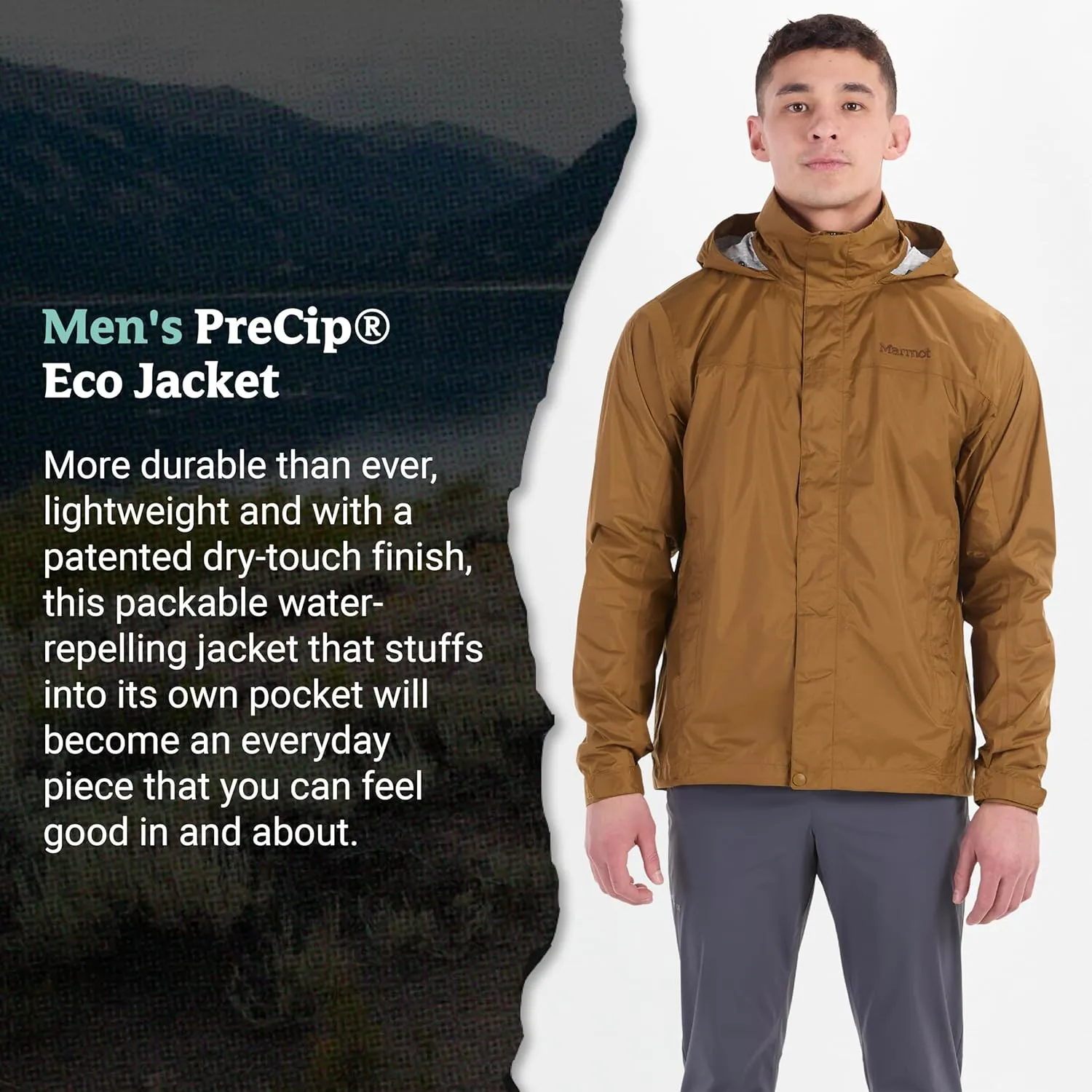 MARMOT Men's Precip Eco Lightweight & Waterproof Rain Jacket