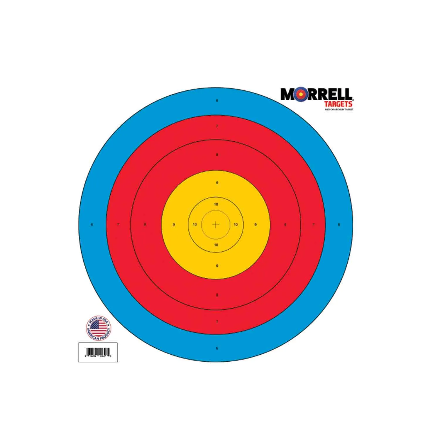Morrell 80cm 5 Ring Paper Target Face