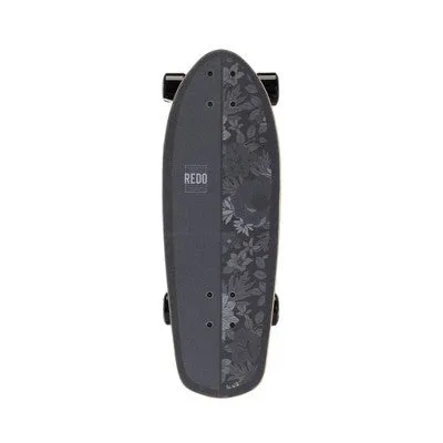 New - ReDo Skateboard Co. 24" Standard Skateboard - Black Floral