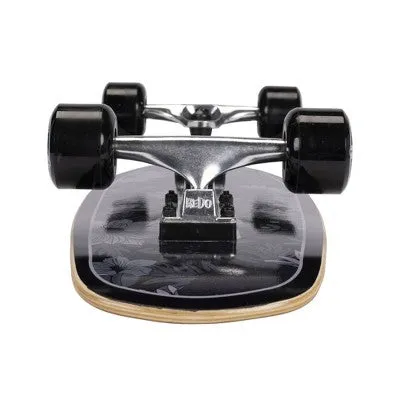 New - ReDo Skateboard Co. 24" Standard Skateboard - Black Floral