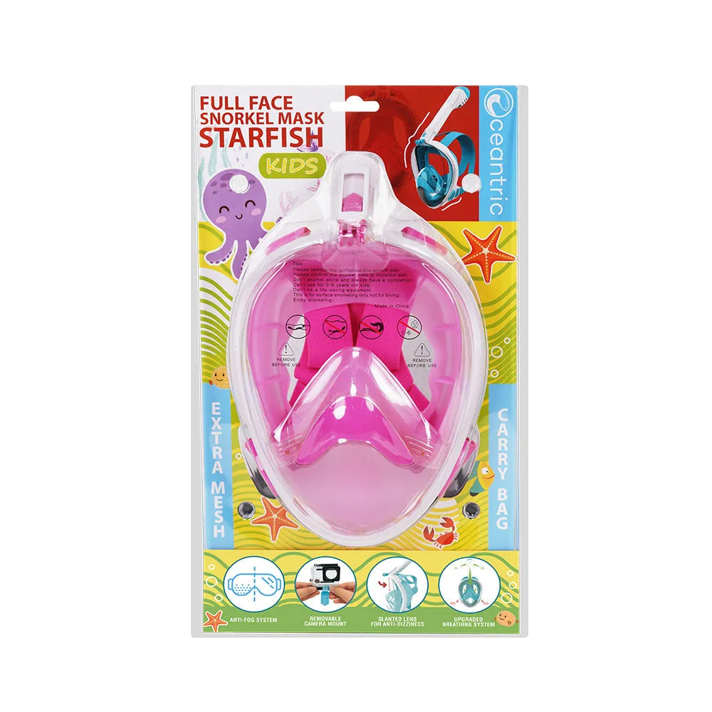Oceantric Kid's Full Face Snorkeling Mask - Starfish