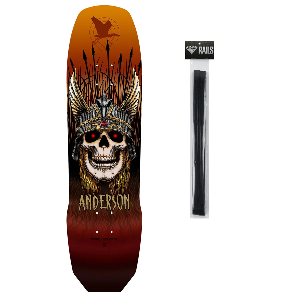 Powell Peralta Anderson Heron Skull Deck - 8.45 - ASSORTED COLOURS