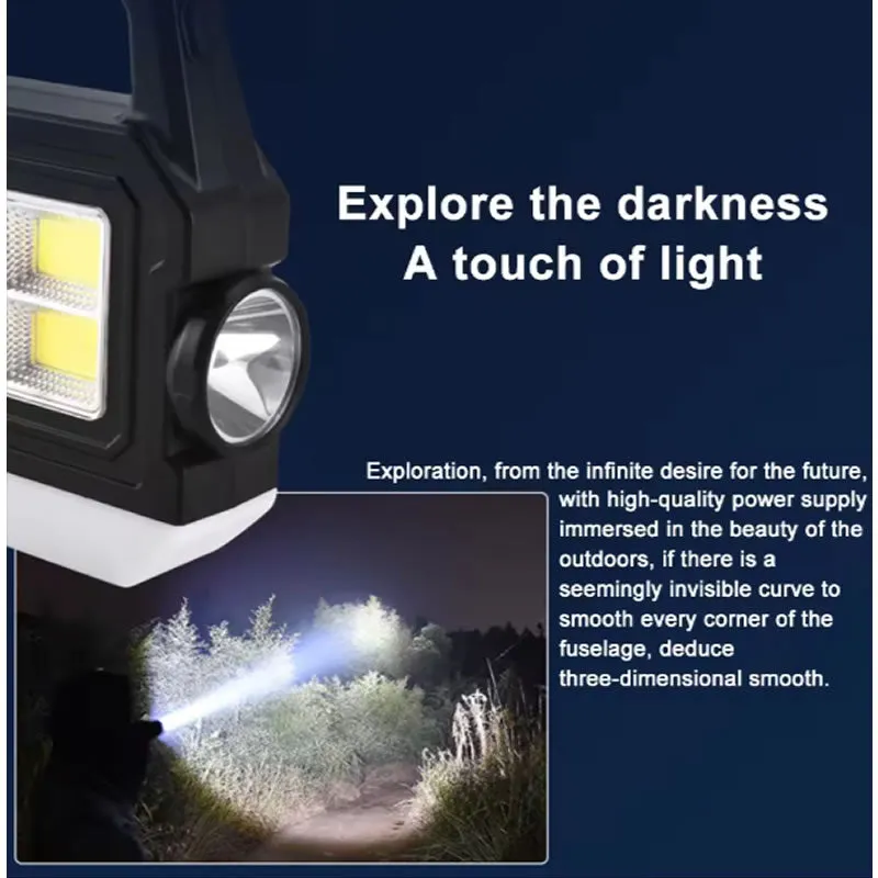 Solar-Powered Lightweight Lantern Hand Light Fa-Xf-528A