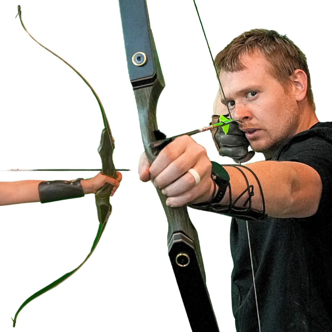 The INSPECTED Black Hunter Recurve Bow - Free Shipping USA Listing