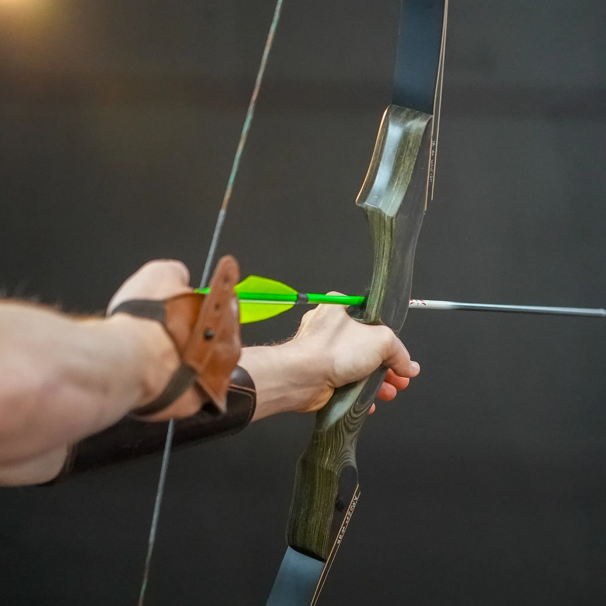 The INSPECTED Black Hunter Recurve Bow - Free Shipping USA Listing