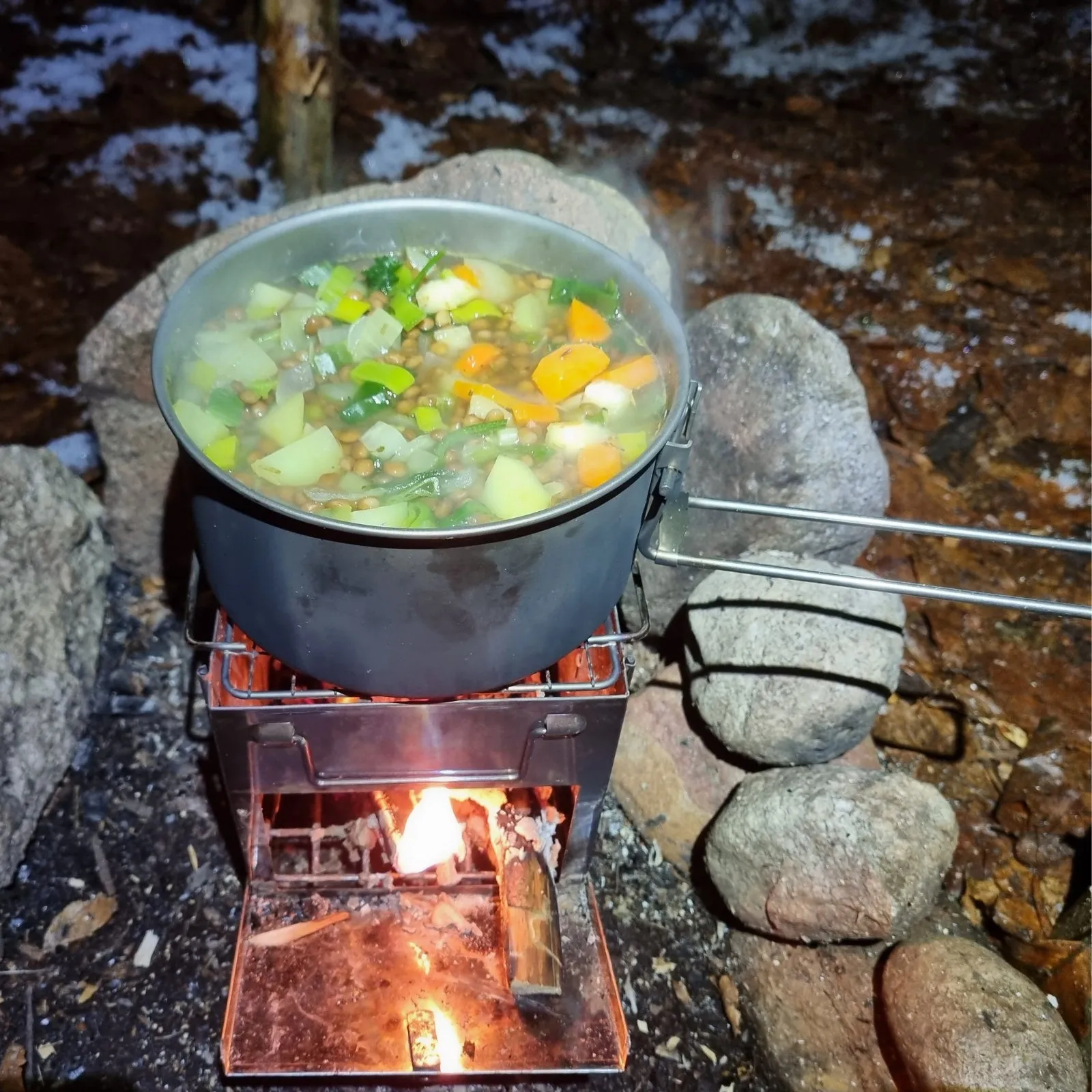 Titanium Camping Cookware Set - 1600ml/54.1 fl oz