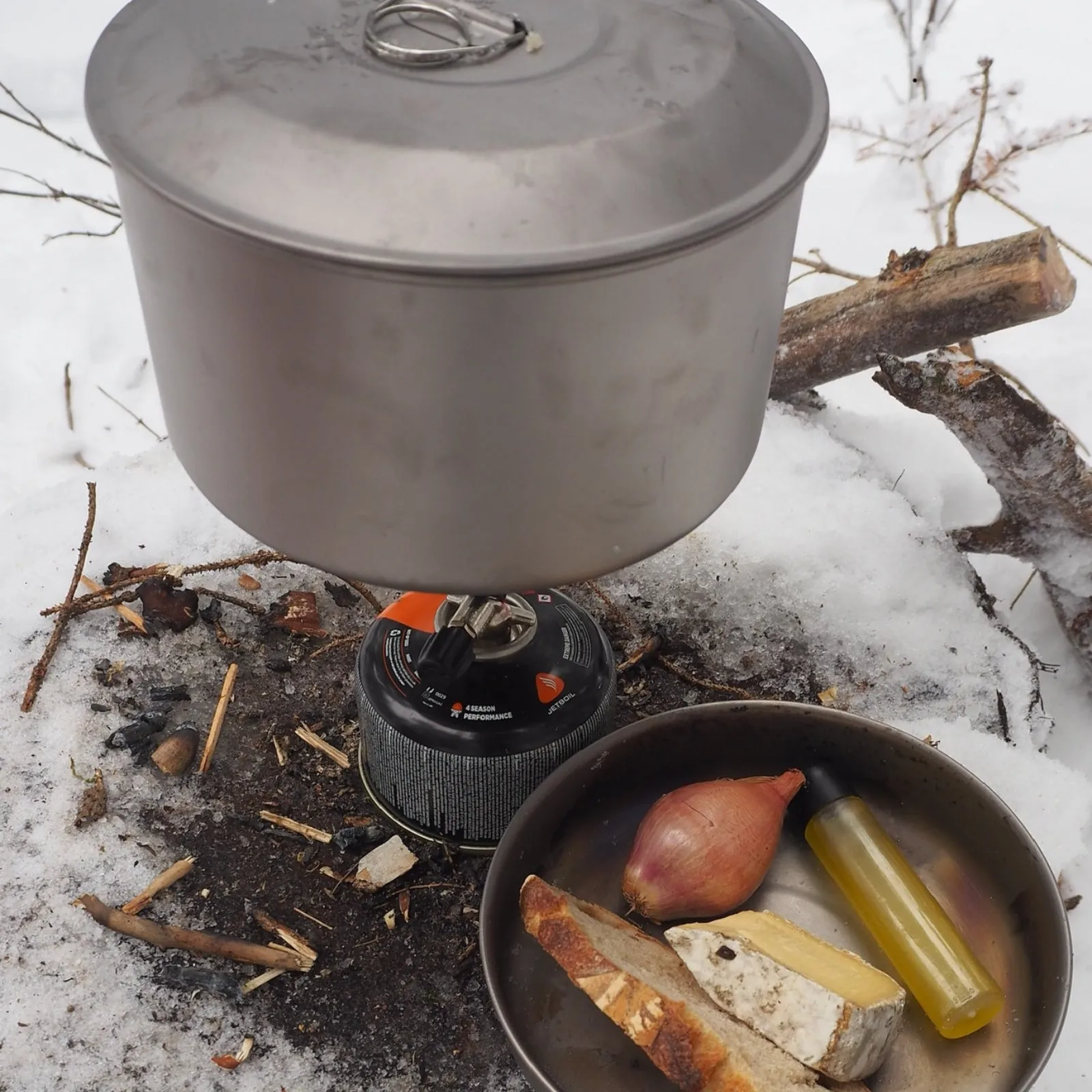 Titanium Camping Cookware Set - 1600ml/54.1 fl oz