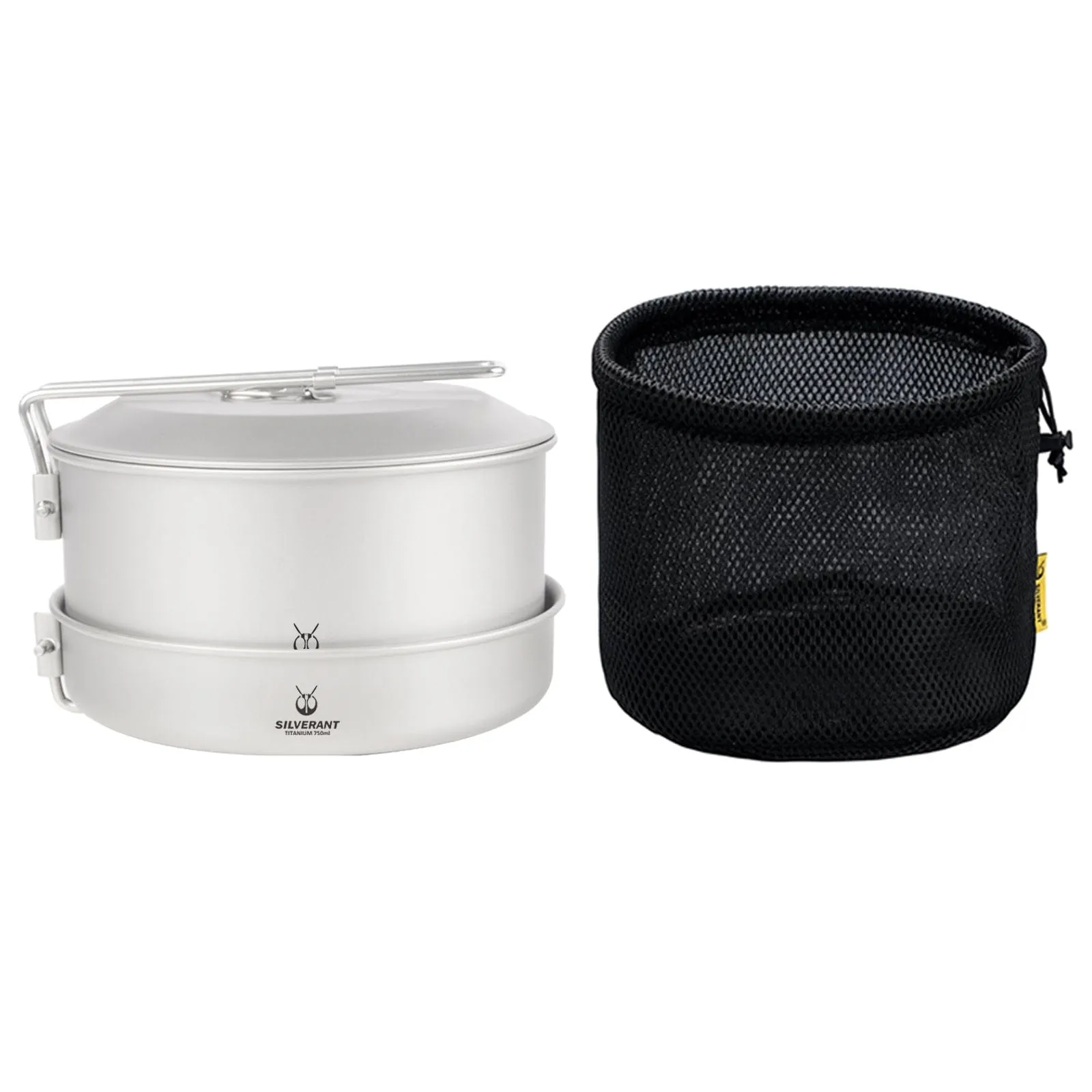 Titanium Camping Cookware Set - 1600ml/54.1 fl oz