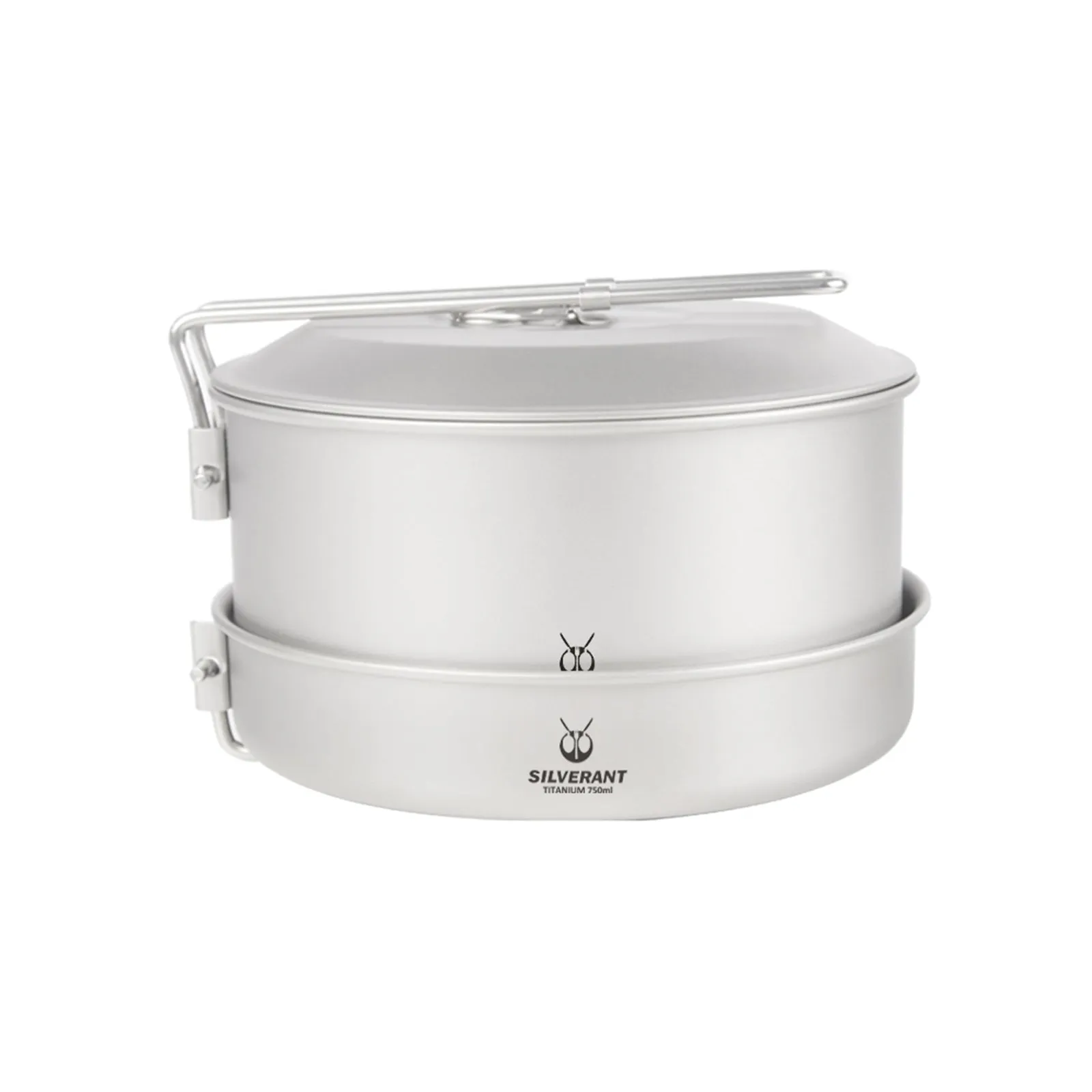 Titanium Camping Cookware Set - 1600ml/54.1 fl oz
