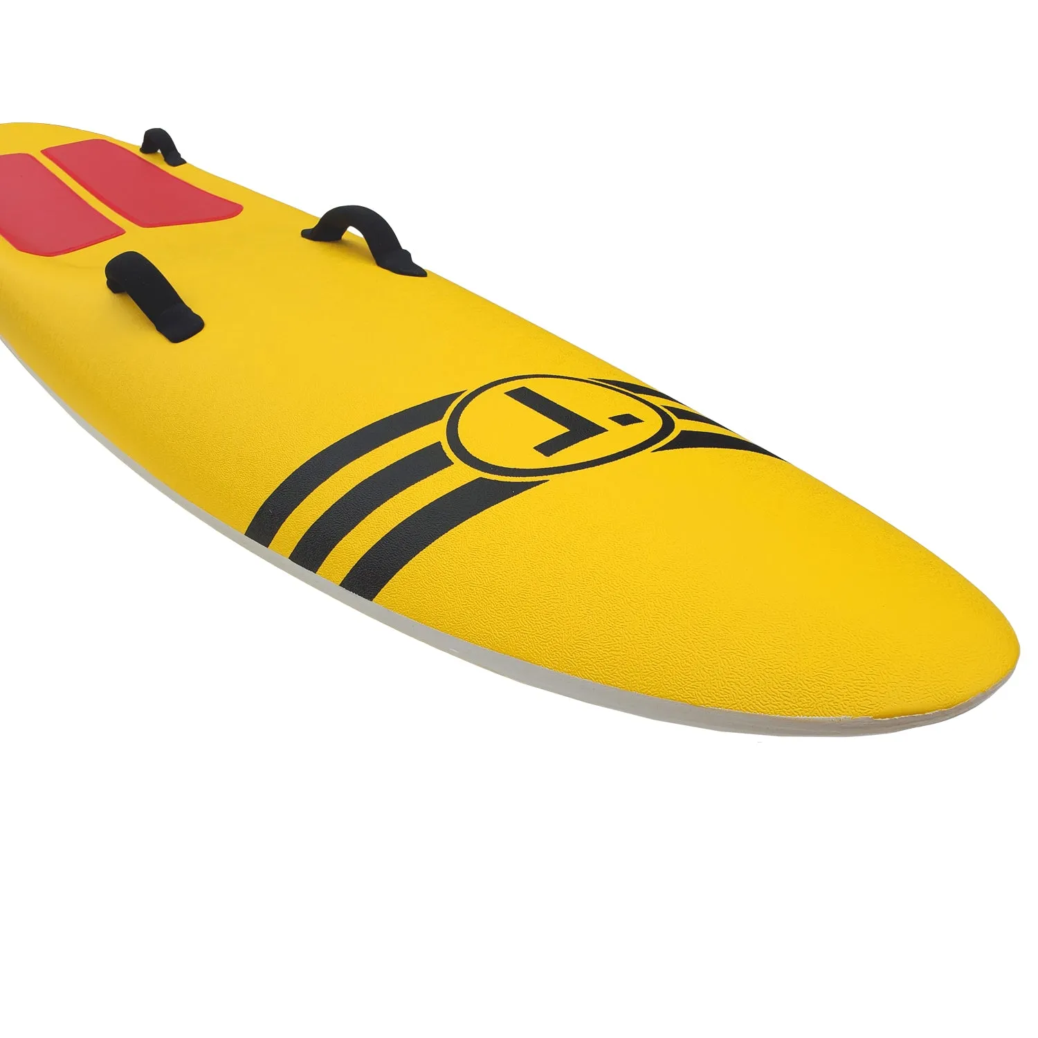 Tribe 10'6" Soft Top  Lifeguard Race Board - Yellow