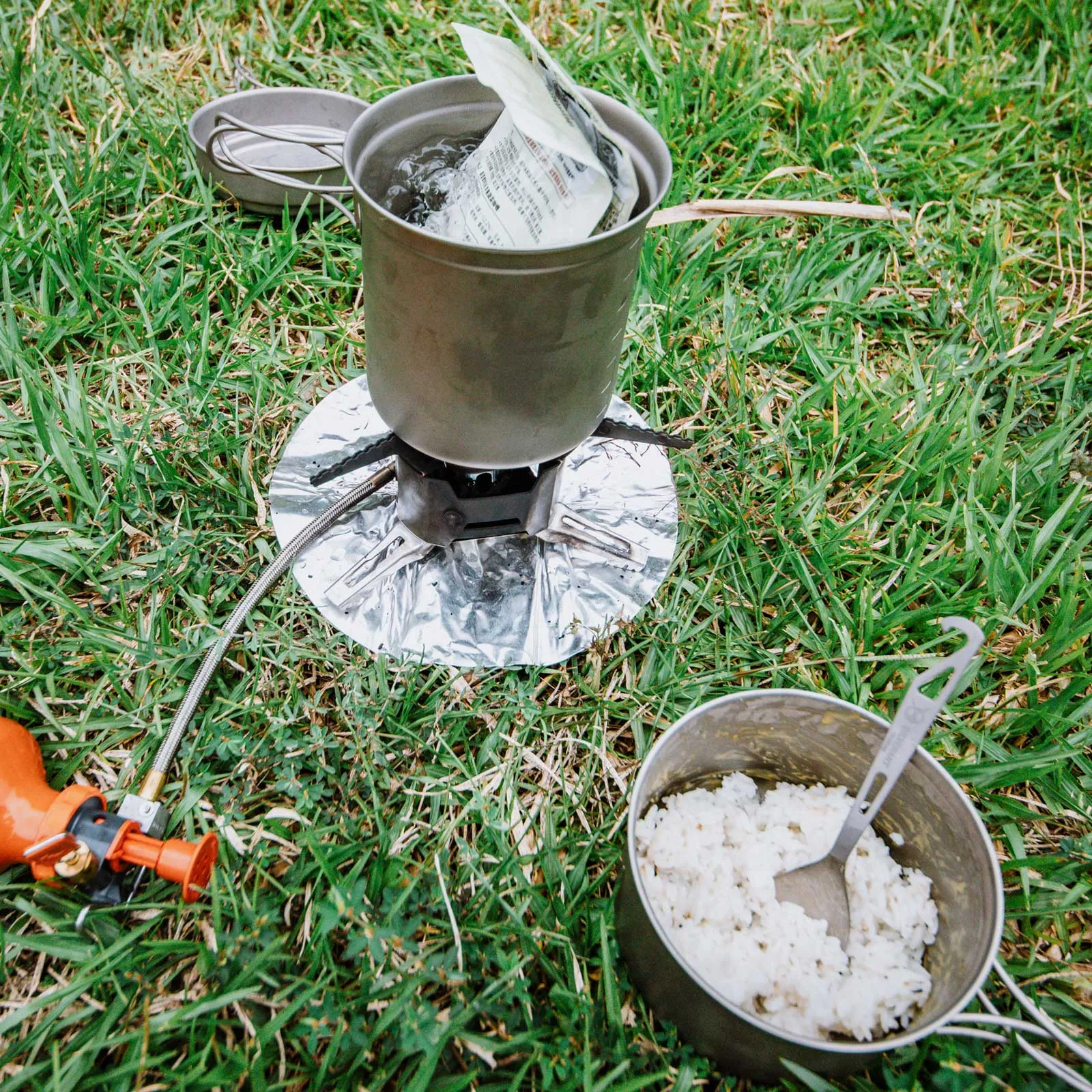 Ultralight 3-Piece Titanium Camping Cookware Set