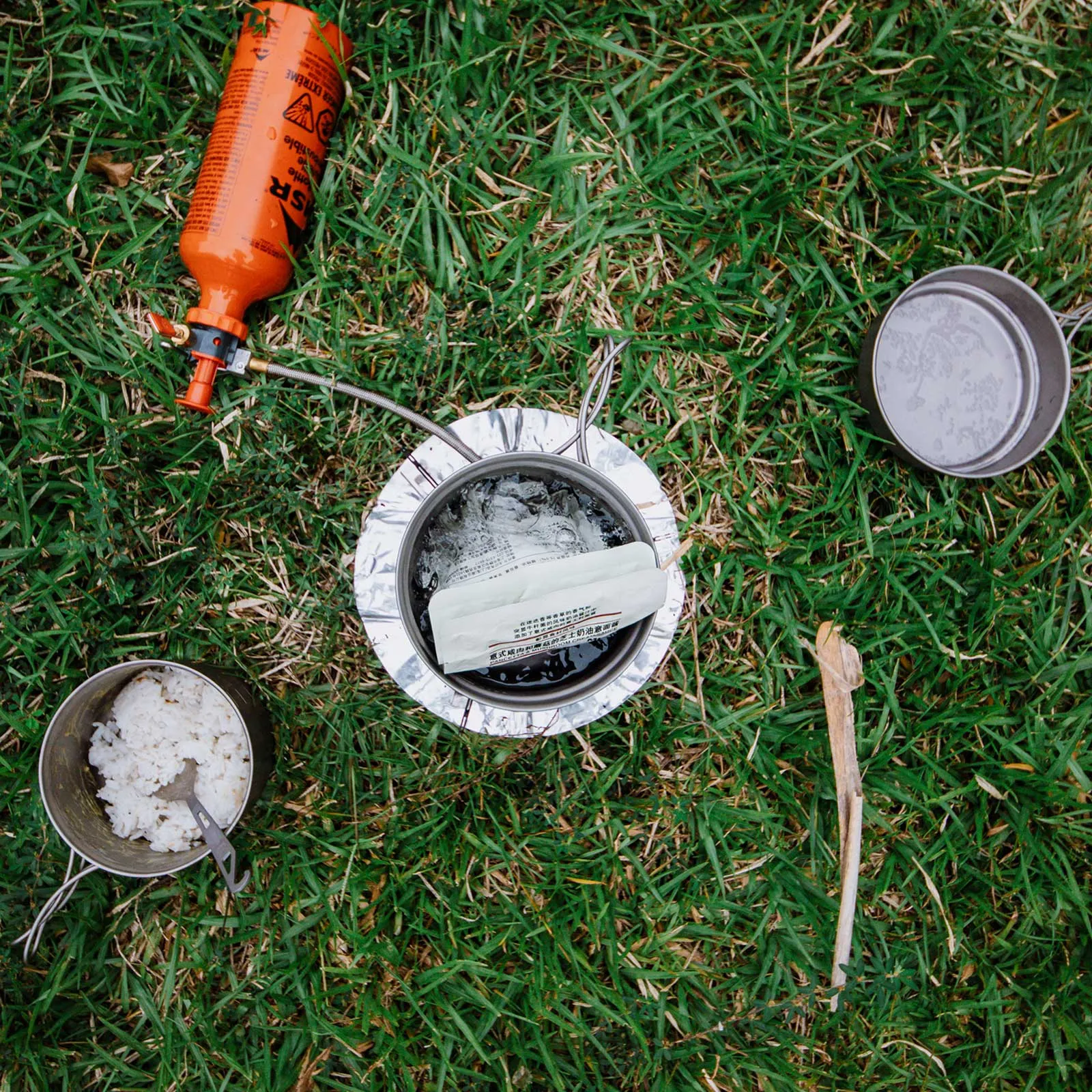 Ultralight 3-Piece Titanium Camping Cookware Set