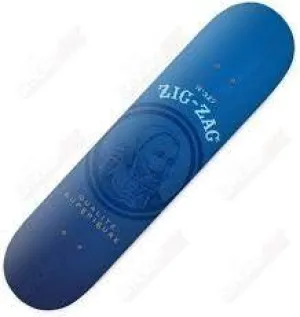 Zig-Zag Blue Ultra-Thin Design 8" Skateboard Deck